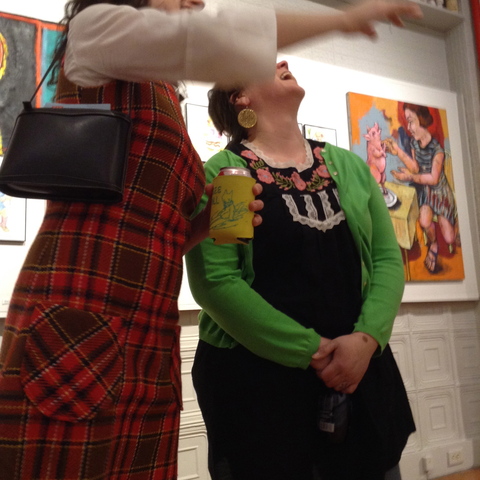 Ellyn & Sesow "Fun with Dick and Jane" exhibit at FOE Gallery in Northhampton, MA