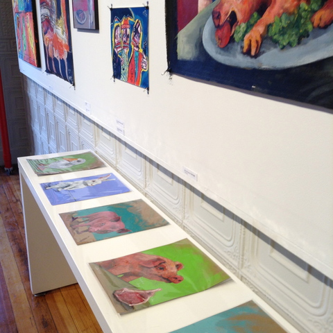Ellyn & Sesow "Fun with Dick and Jane" exhibit at FOE Gallery in Northhampton, MA