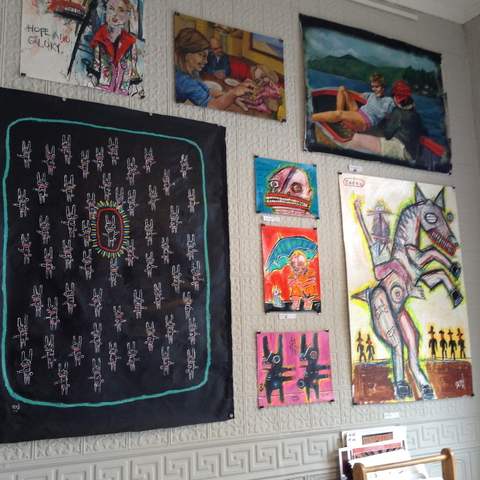 Ellyn & Sesow "Fun with Dick and Jane" exhibit at FOE Gallery in Northhampton, MA
