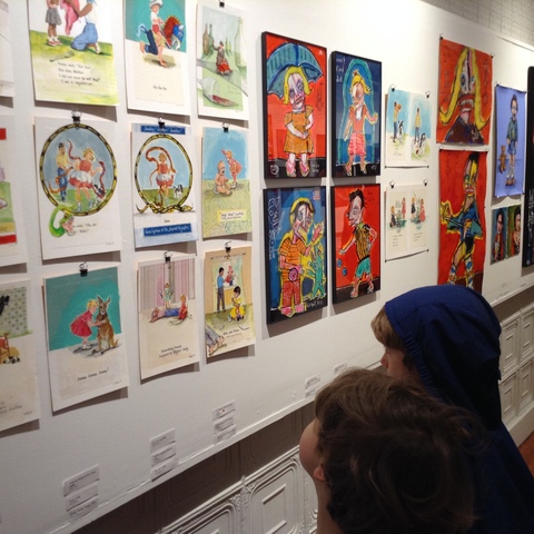 Ellyn & Sesow "Fun with Dick and Jane" exhibit at FOE Gallery in Northhampton, MA