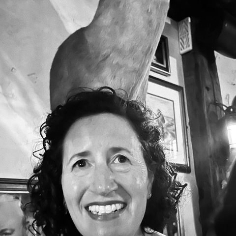 Post show drinks with a deer