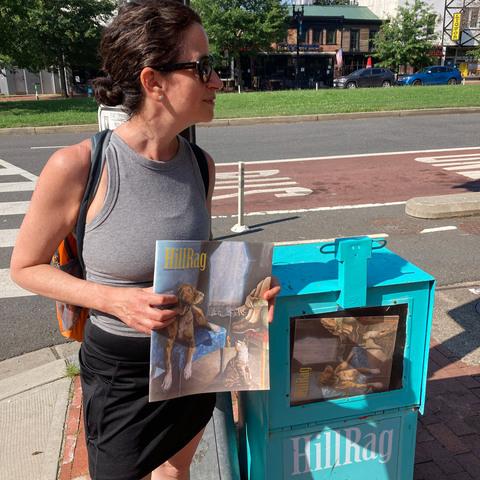 Dana Ellyn with Hill Rag on Capitol Hill