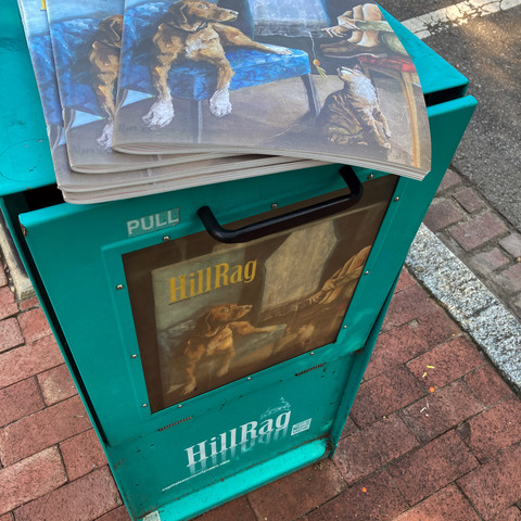 Hill Rag newspaper box