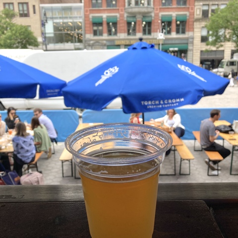 Torch & Crown brewery in Union Square Park in NYC