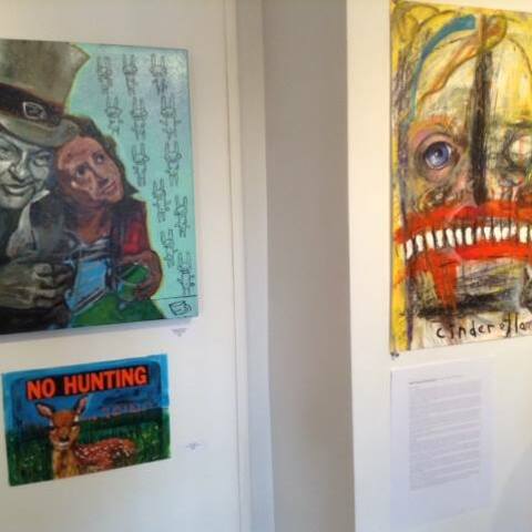 Ellyn and Sesow "Fairytales & Folklore" exhibit at AMP Art Market, Provincetown MA