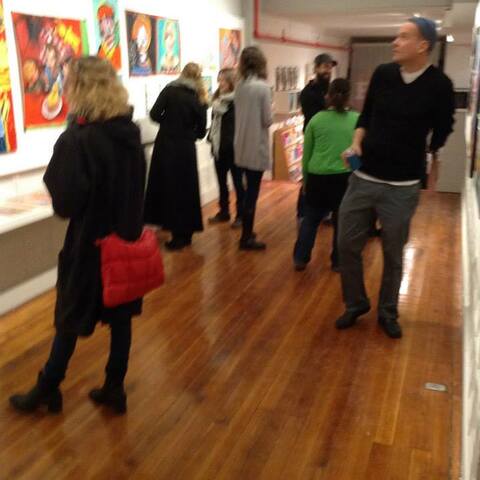 Ellyn & Sesow "Fun with Dick and Jane" exhibit at FOE Gallery in Northhampton, MA