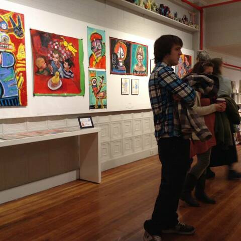 Ellyn & Sesow "Fun with Dick and Jane" exhibit at FOE Gallery in Northhampton, MA