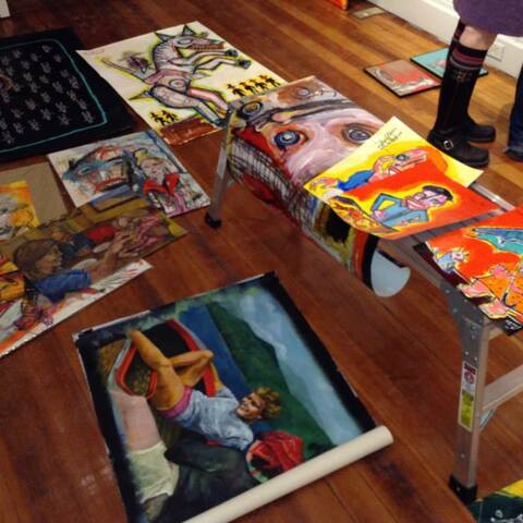 Ellyn & Sesow "Fun with Dick and Jane" exhibit at FOE Gallery in Northhampton, MA