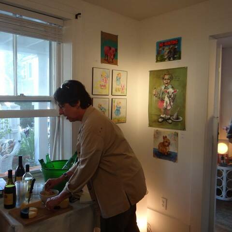 Ellyn and Sesow "Fairytales & Folklore" exhibit at AMP Art Market, Provincetown MA