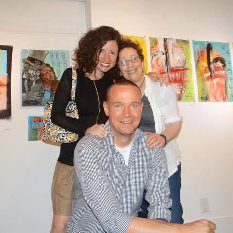 Ellyn and Sesow "Fairytales & Folklore" exhibit at AMP Art Market, Provincetown MA