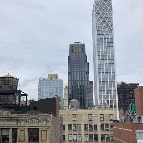 The view from our hotel roof in Murray Hill, NYC