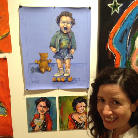 Ellyn & Sesow "Fun with Dick and Jane" exhibit at FOE Gallery in Northhampton, MA