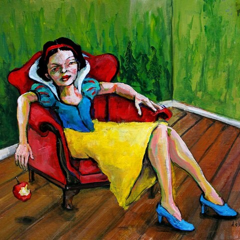 Ellyn and Sesow "Fairytales & Folklore" exhibit at AMP Art Market, Provincetown MA