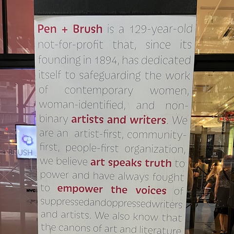 Pen + Brush mission statement