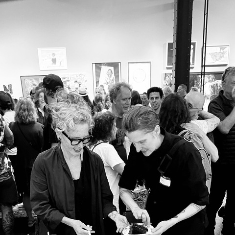 Choro Leslie Meyers and Alicia Leeds Meyers cutting birthday cake 