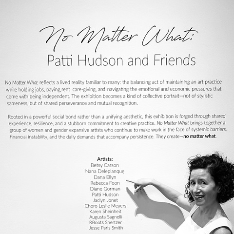 Dana Ellyn with intro to the exhibit at Pen & Brush