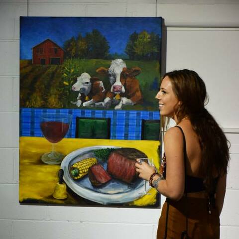 "All American Girl" - Dana Ellyn's exhibit at 19 Karen Gallery in Gold Coast, Australia