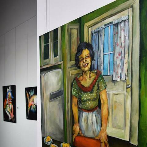 "All American Girl" - Dana Ellyn's exhibit at 19 Karen Gallery in Gold Coast, Australia