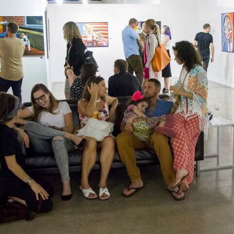 "All American Girl" - Dana Ellyn's exhibit at 19 Karen Gallery in Gold Coast, Australia