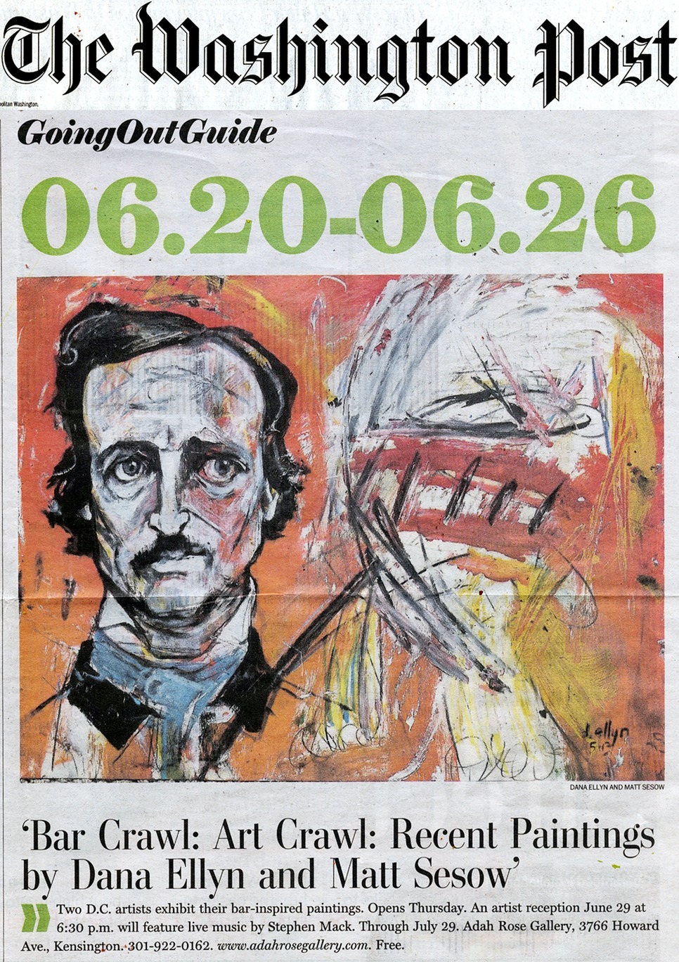 2013: Dana Ellyn exhibits, press, etc